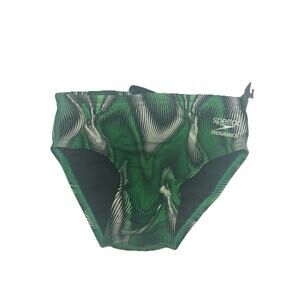 Speedo Endurance+ Swim Brief Team Bright Green Men’s Size 26 NWT